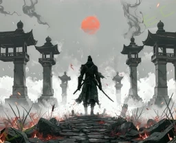 石阶裂痕