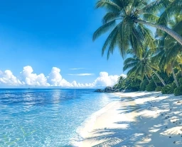椰影碎浪